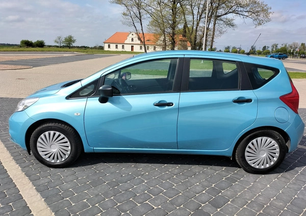 Nissan Note cena 28300 przebieg: 107000, rok produkcji 2014 z Gostyń małe 254